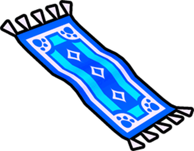 Blue Flying Carpet